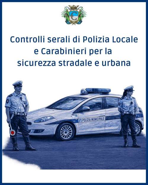 Controlli serali Polizia Locale e Carabinieri per la sicurezza stradale e urbana